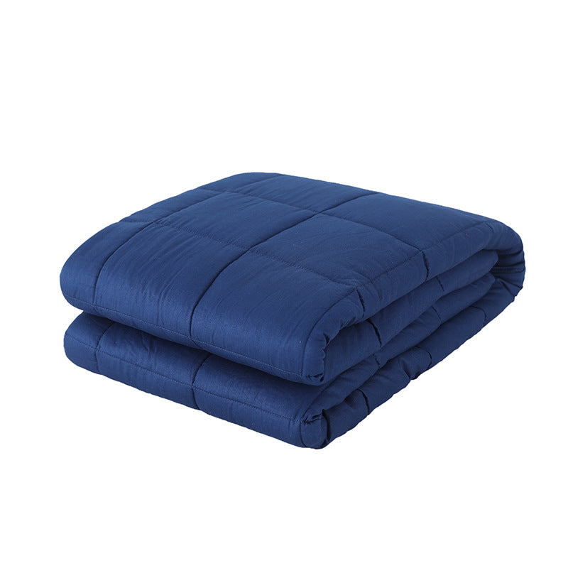 Weighted Blanket in Plain Cotton from 5 lb to 20 lb for Calmer Winter Sleep