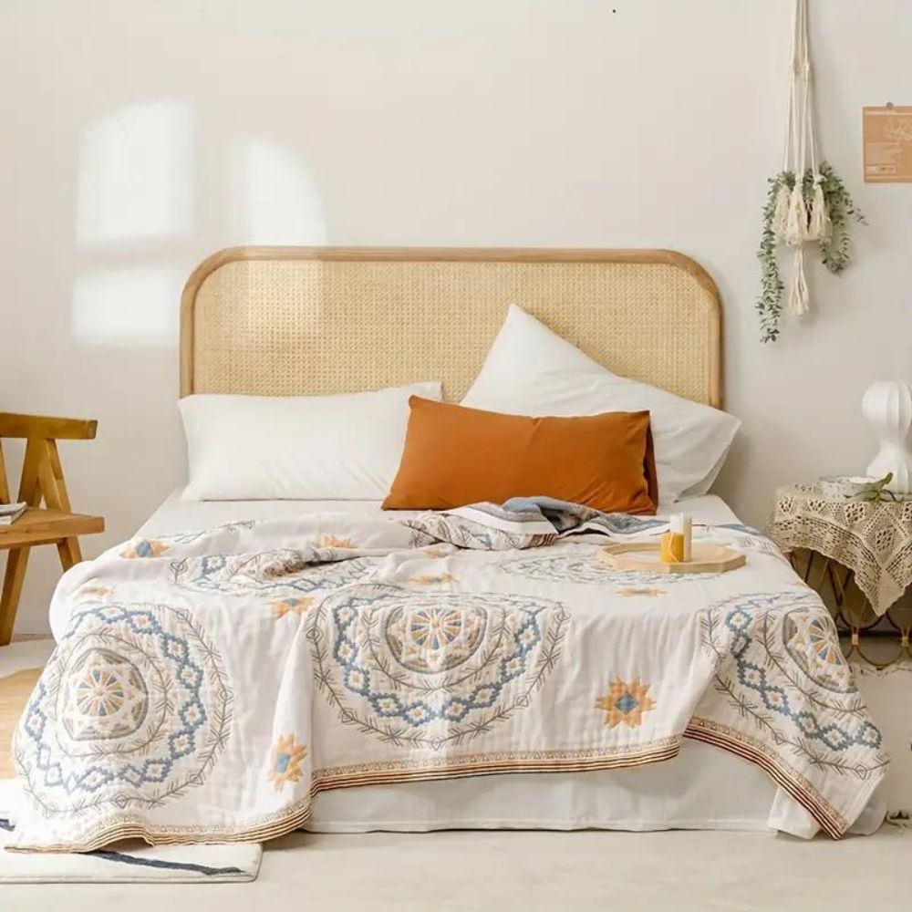 Mandala Cotton Throw
