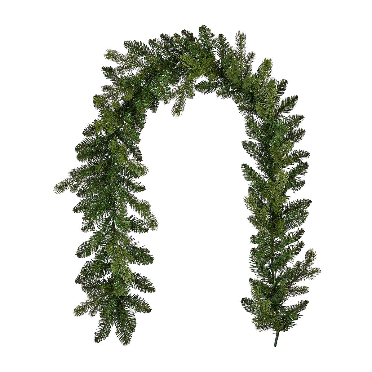 Holiday Decor Pine Garland 6 Foot Lit with a Remote