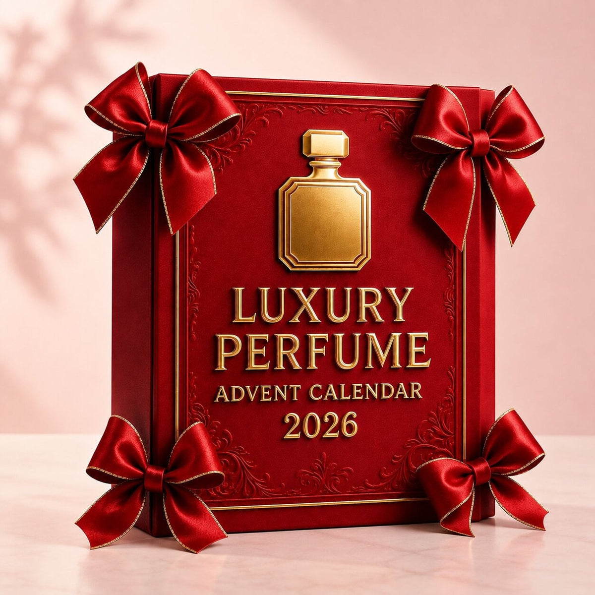 Advent Calendar 24 Decorative Perfume Bottle Designs Behind Daily Doors