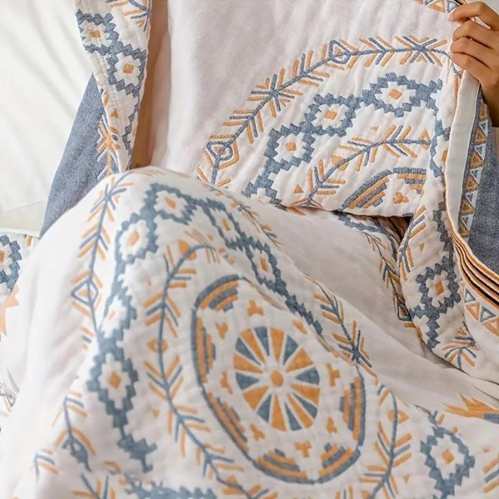 Mandala Cotton Throw