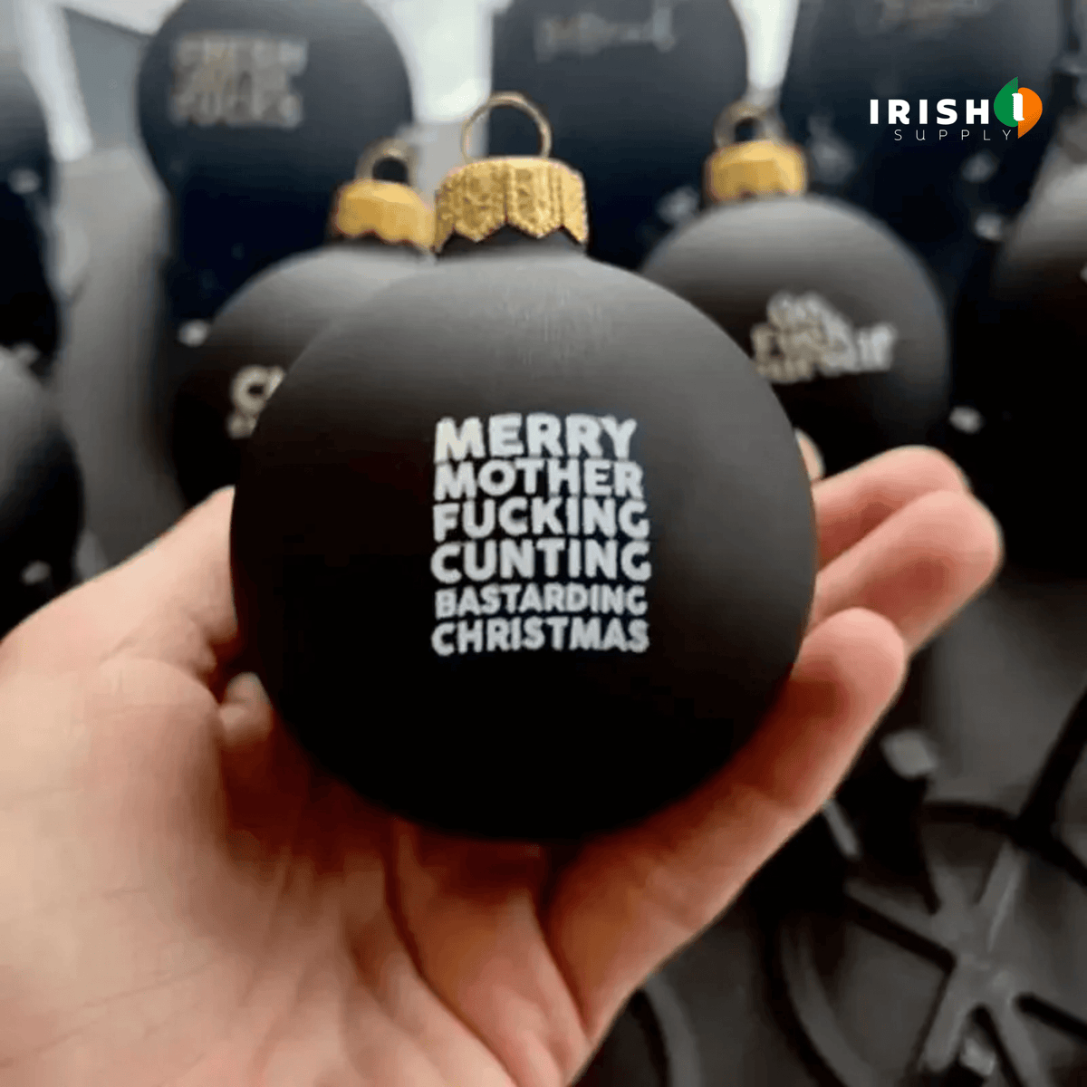 Christmas Decorations Humorous Baubles Set for a Tree with Character