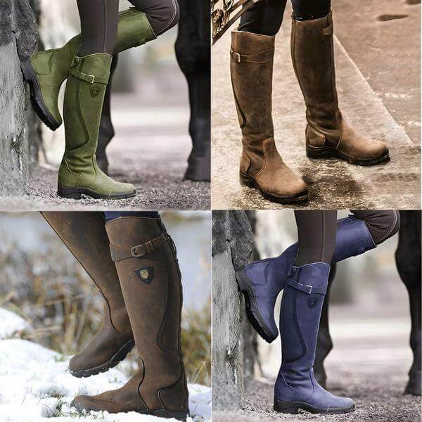 Winter Boots for Women Waterproof Insulated Knee High Riding Shoes with Slip Resistant Sole