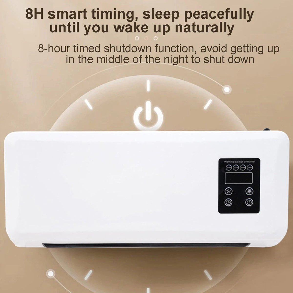 Wall Mounted Clothes Airer and Room Heater 2 in 1 with Remote Control