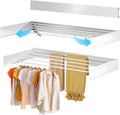 Wall Mounted Clothes Dryer Foldable Laundry Hanger in 80cm and 100cm Widths