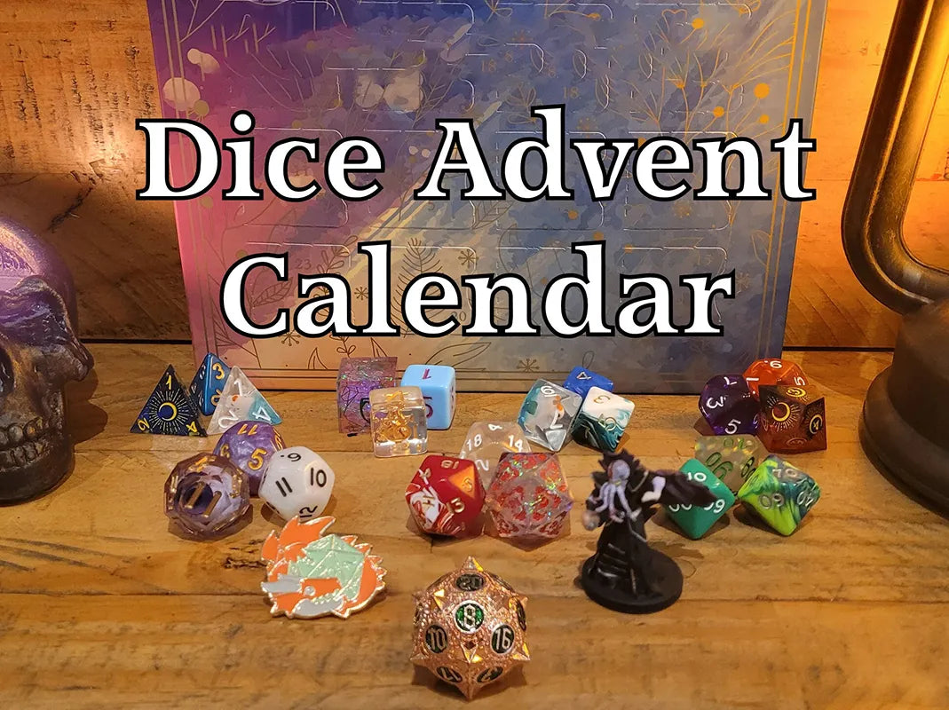 Advent Calendar Dice with a Polyhedral Set for 24 Days