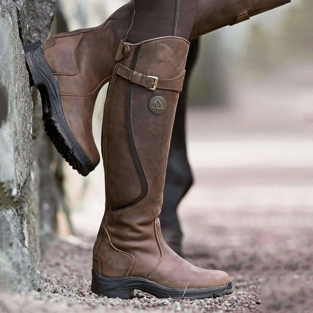 Winter Boots for Women Waterproof Insulated Knee High Riding Shoes with Slip Resistant Sole