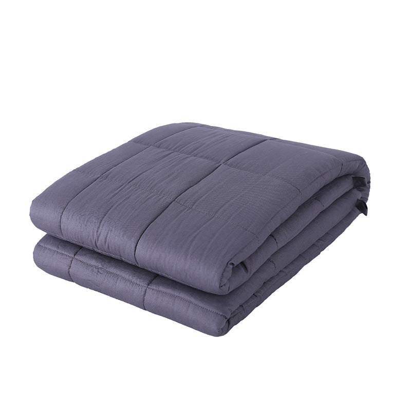 Weighted Blanket in Plain Cotton from 5 lb to 20 lb for Calmer Winter Sleep