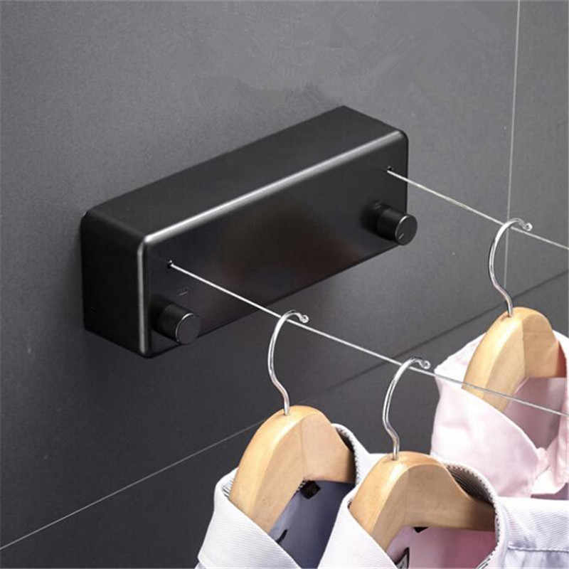 Wall Mounted Retractable Clothes Line with Dual 4.2m Ropes and 20kg Capacity