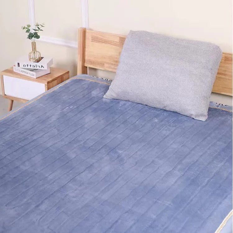 Electric Fleece Blanket Heated Throw for Bed and Sofa with Soft Fleece Surface