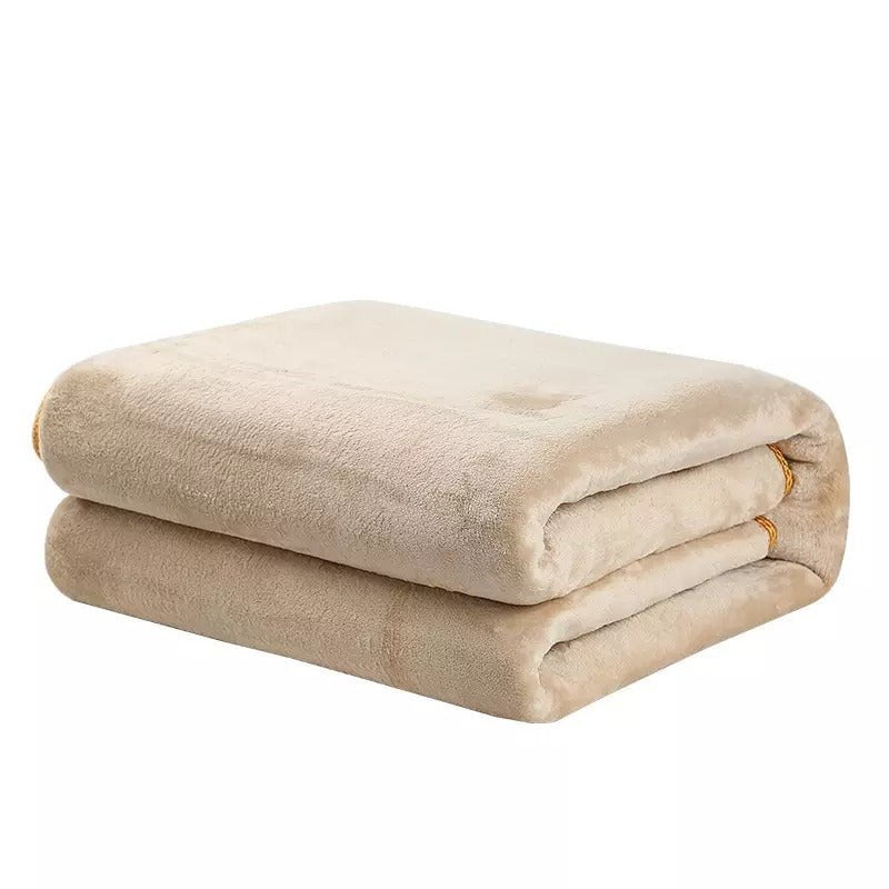 Electric Fleece Blanket Heated Throw for Bed and Sofa with Soft Fleece Surface
