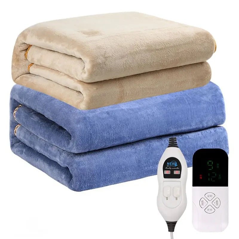 Electric Fleece Blanket Heated Throw for Bed and Sofa with Soft Fleece Surface