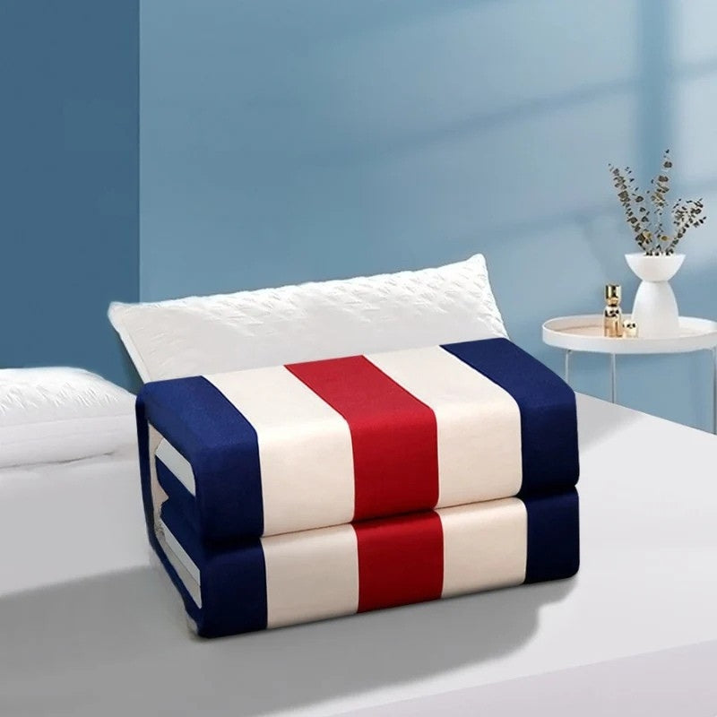 Heated Blanket for Sofa and Bed with Plaid Design and Adjustable Temperature Control