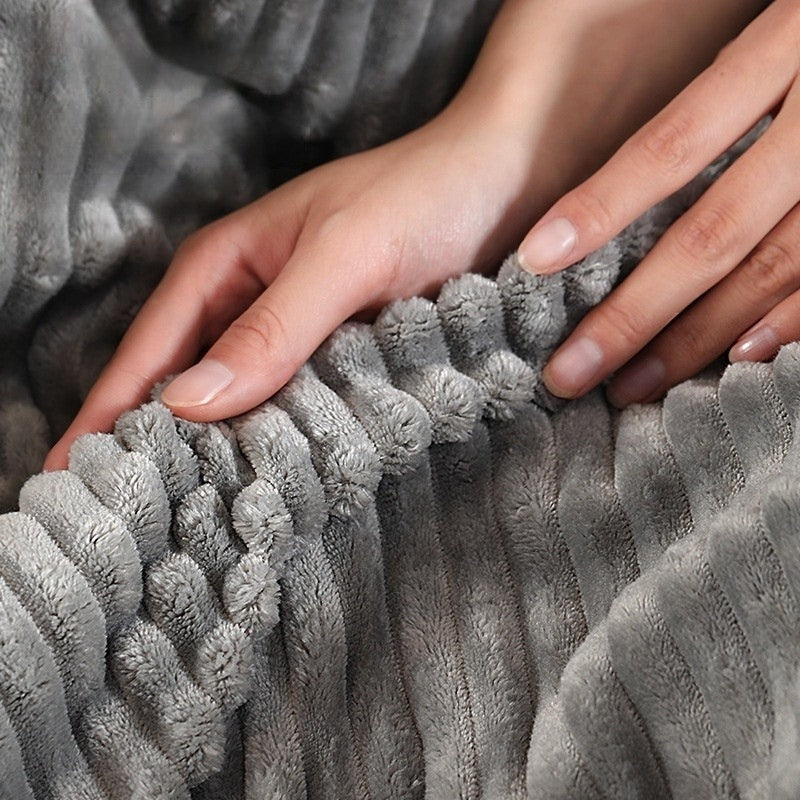 Electric Heated Throw Blanket Washable Fleece Throw for Sofa and Bed with Controller