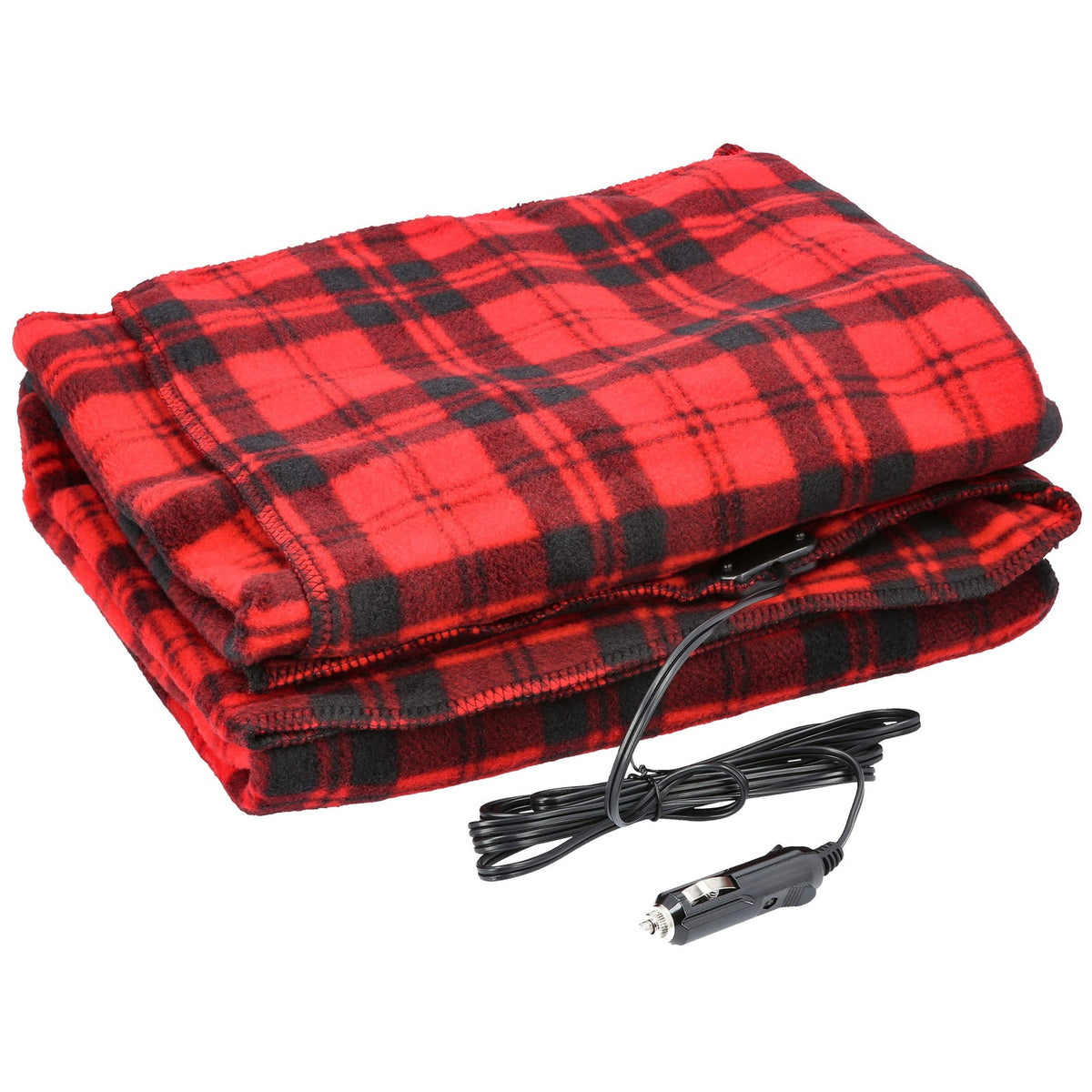 Electric Warm Blanket Heated Car Blanket with Plug In Power for Winter Journeys