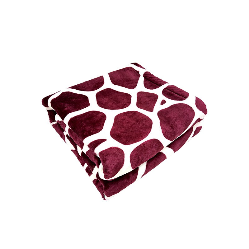 Heated Throw Blanket for Sofa and Bed with Soft Flannel Surface and Plug In Warmth