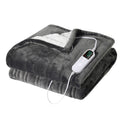Heated Throw Blanket for Bed and Sofa Fleece Throw with Steady Adjustable Warmth