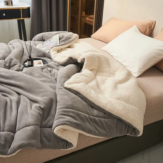 Flannel Fleece Blanket Soft Plush Throw for Bed and Sofa in Nine Colourways
