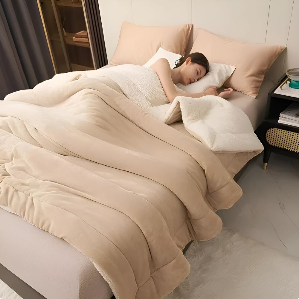 Flannel Fleece Blanket Soft Plush Throw for Bed and Sofa in Nine Colourways