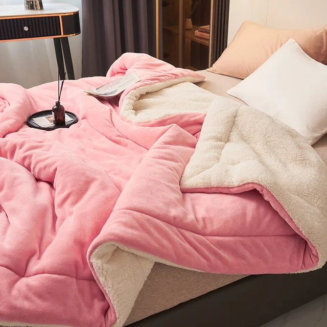 Flannel Fleece Blanket Soft Plush Throw for Bed and Sofa in Nine Colourways