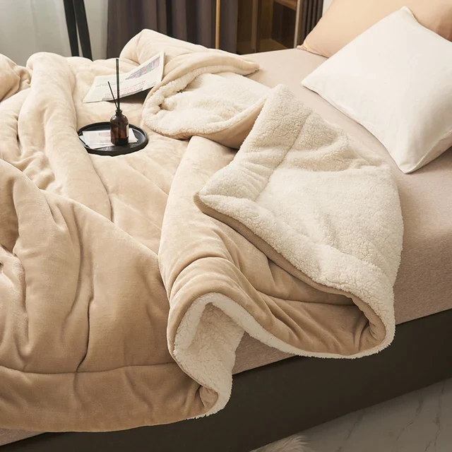 Flannel Fleece Blanket Soft Plush Throw for Bed and Sofa in Nine Colourways