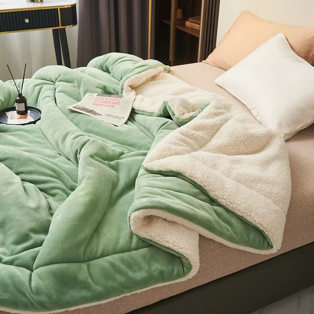 Flannel Fleece Blanket Soft Plush Throw for Bed and Sofa in Nine Colourways