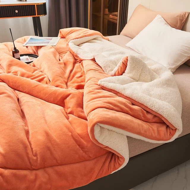 Flannel Fleece Blanket Soft Plush Throw for Bed and Sofa in Nine Colourways