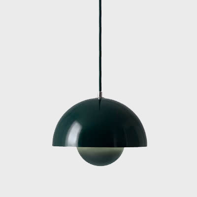 Nordic Dome Pendant Ceiling Lights with Warm or White Option in Six Colors
