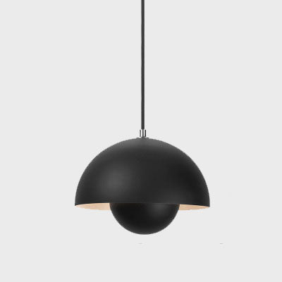 Nordic Dome Pendant Ceiling Lights with Warm or White Option in Six Colors