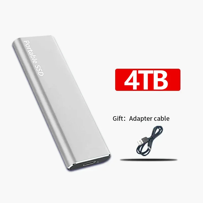 External SSD Drive Portable High Speed Storage for Work Travel and Backup