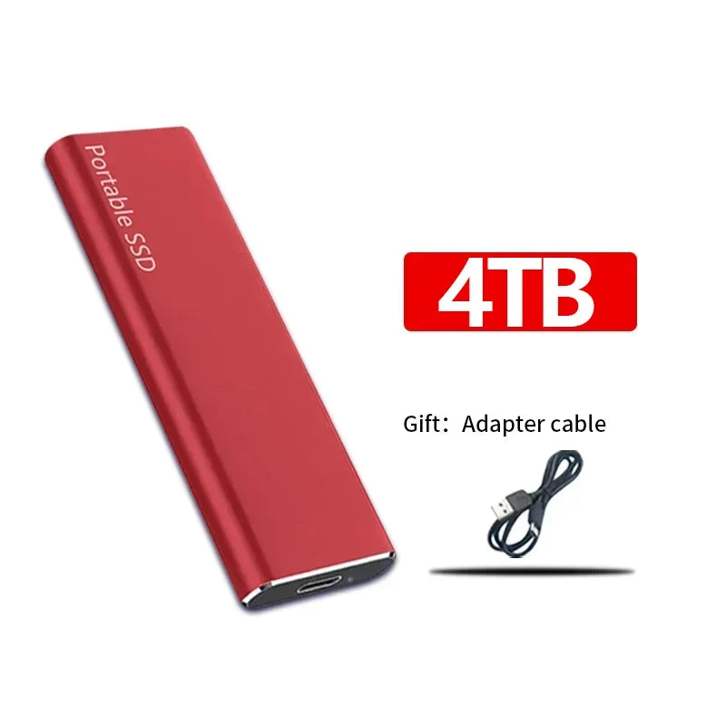 External SSD Drive Portable High Speed Storage for Work Travel and Backup