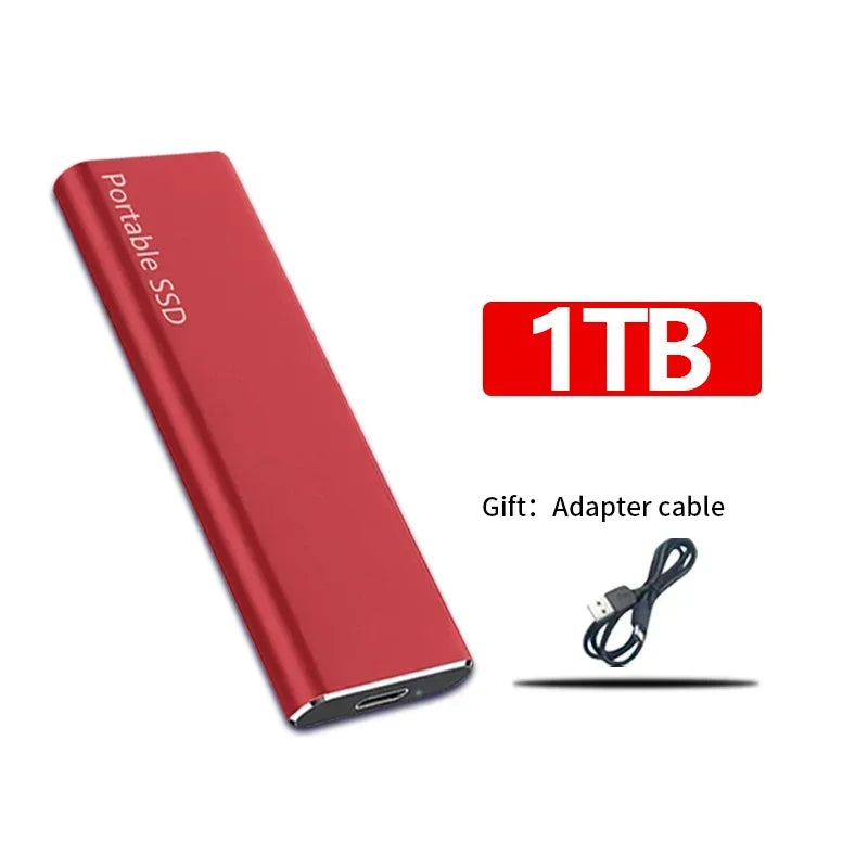 External SSD Drive Portable High Speed Storage for Work Travel and Backup