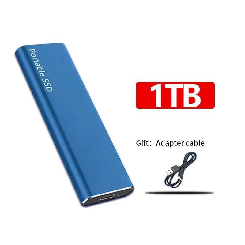 External SSD Drive Portable High Speed Storage for Work Travel and Backup