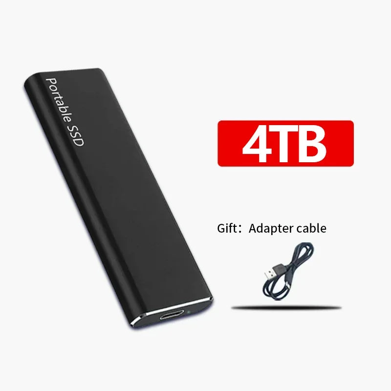 External SSD Drive Portable High Speed Storage for Work Travel and Backup