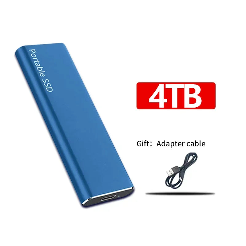 External SSD Drive Portable High Speed Storage for Work Travel and Backup