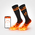 Heated Thermal Socks with Temperature Control for Outdoor Winter Wear and Work