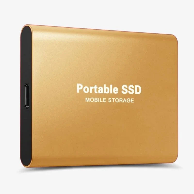 External SSD Fast Portable Storage Drive with Large Capacity Options and USB-C