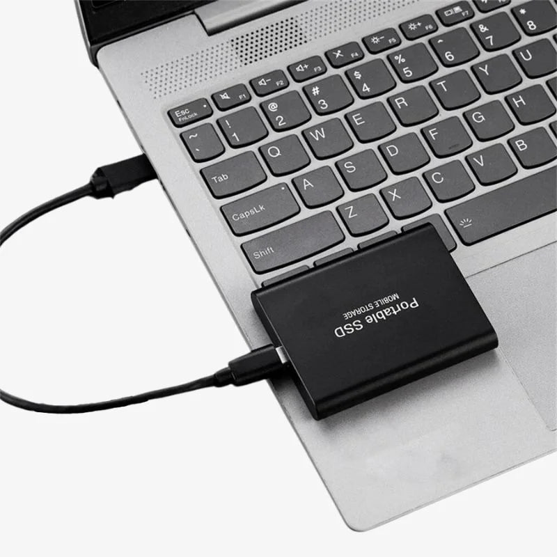 External SSD Fast Portable Storage Drive with Large Capacity Options and USB-C