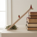 Advent Calendar in Engineered Wood with a Climbing Ladder