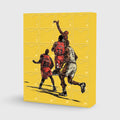 Advent Calendar Basketball with Collectible Figures to Display