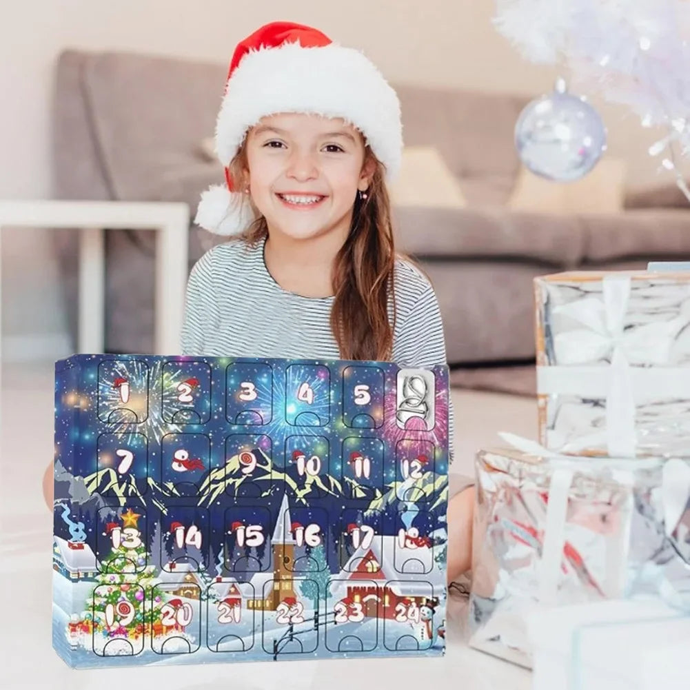 Advent Calendar Metal Puzzles with 24 Brain Teasers
