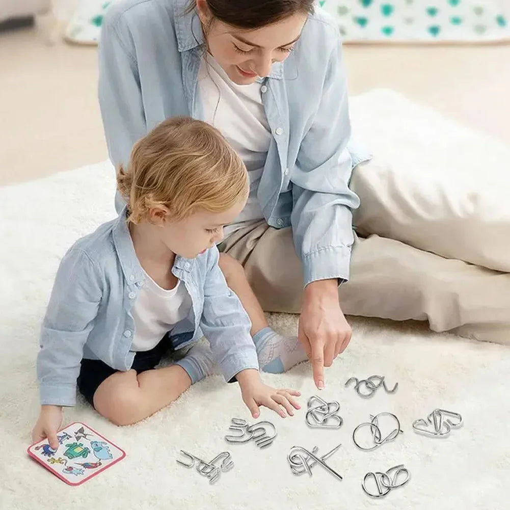 Advent Calendar Metal Puzzles with 24 Brain Teasers