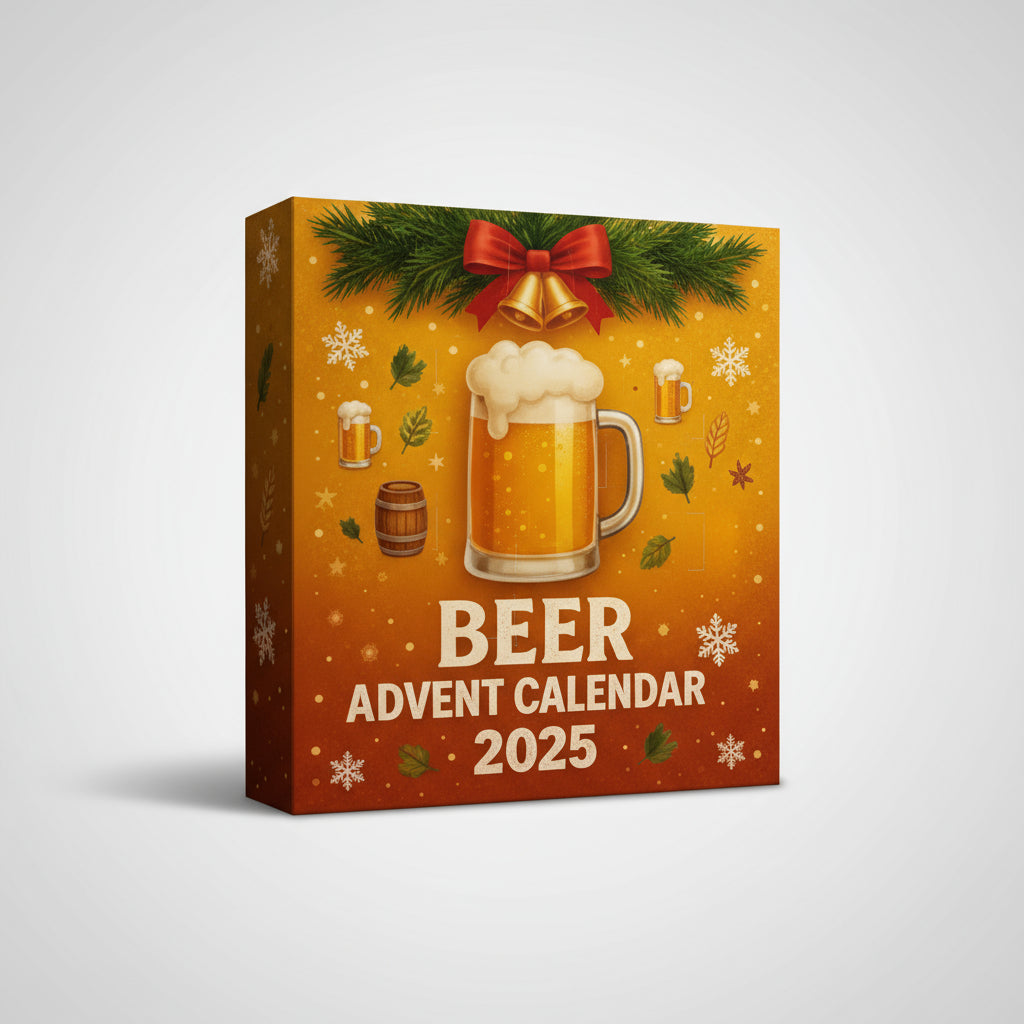 Advent Calendar Beer Ornaments with or Without a Gift Box