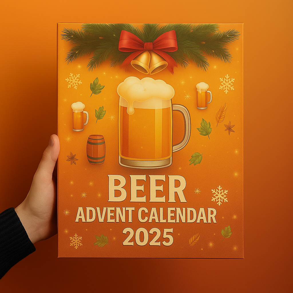 Advent Calendar Beer Ornaments with or Without a Gift Box