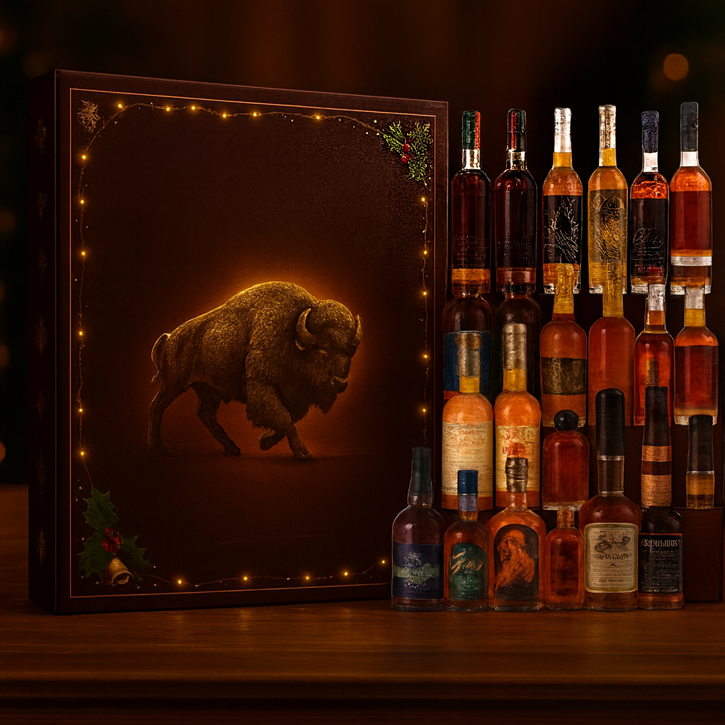 Advent Calendar Whisky Themed Gift Set for Adults in December