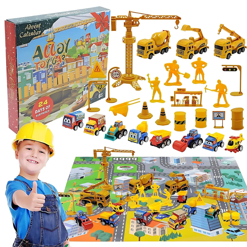 Advent Calendar Toys in Four Themes for Daily Surprises