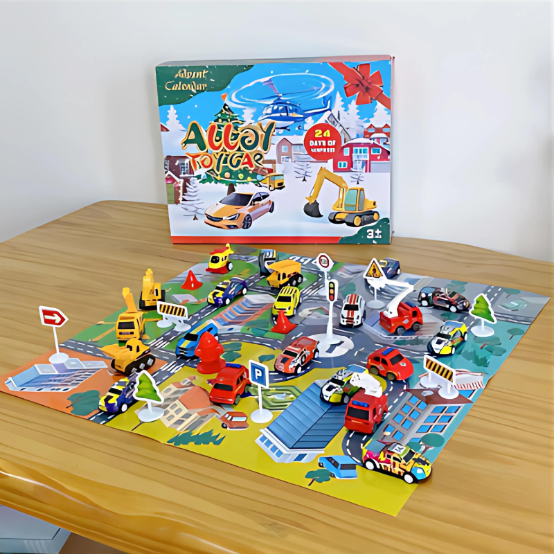 Advent Calendar Toys in Four Themes for Daily Surprises