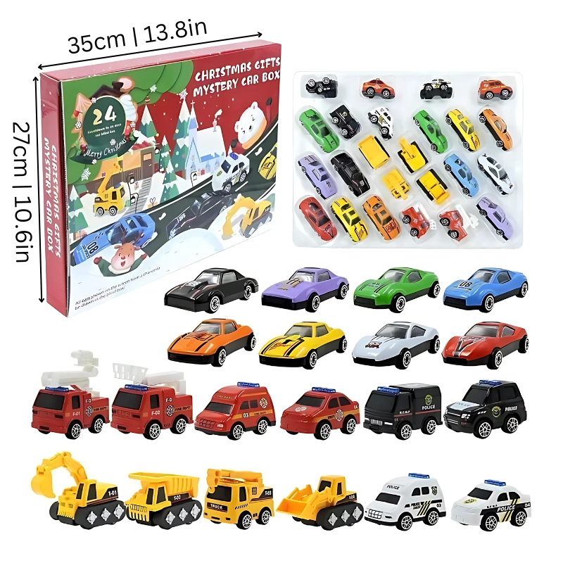 Advent Calendar Toys in Four Themes for Daily Surprises