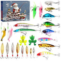 Advent Calendar Fishing with 24 Lures Across Four Sets