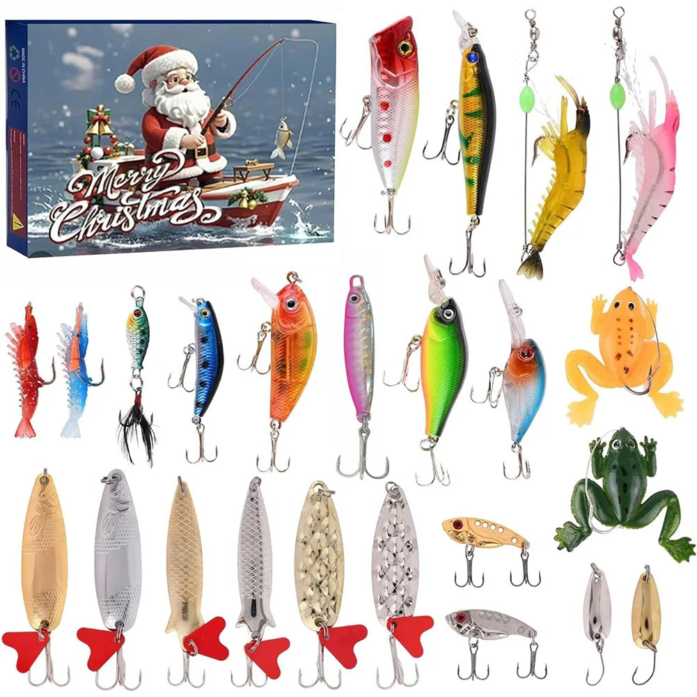 Advent Calendar Fishing Baits for Fresh and Salt Water